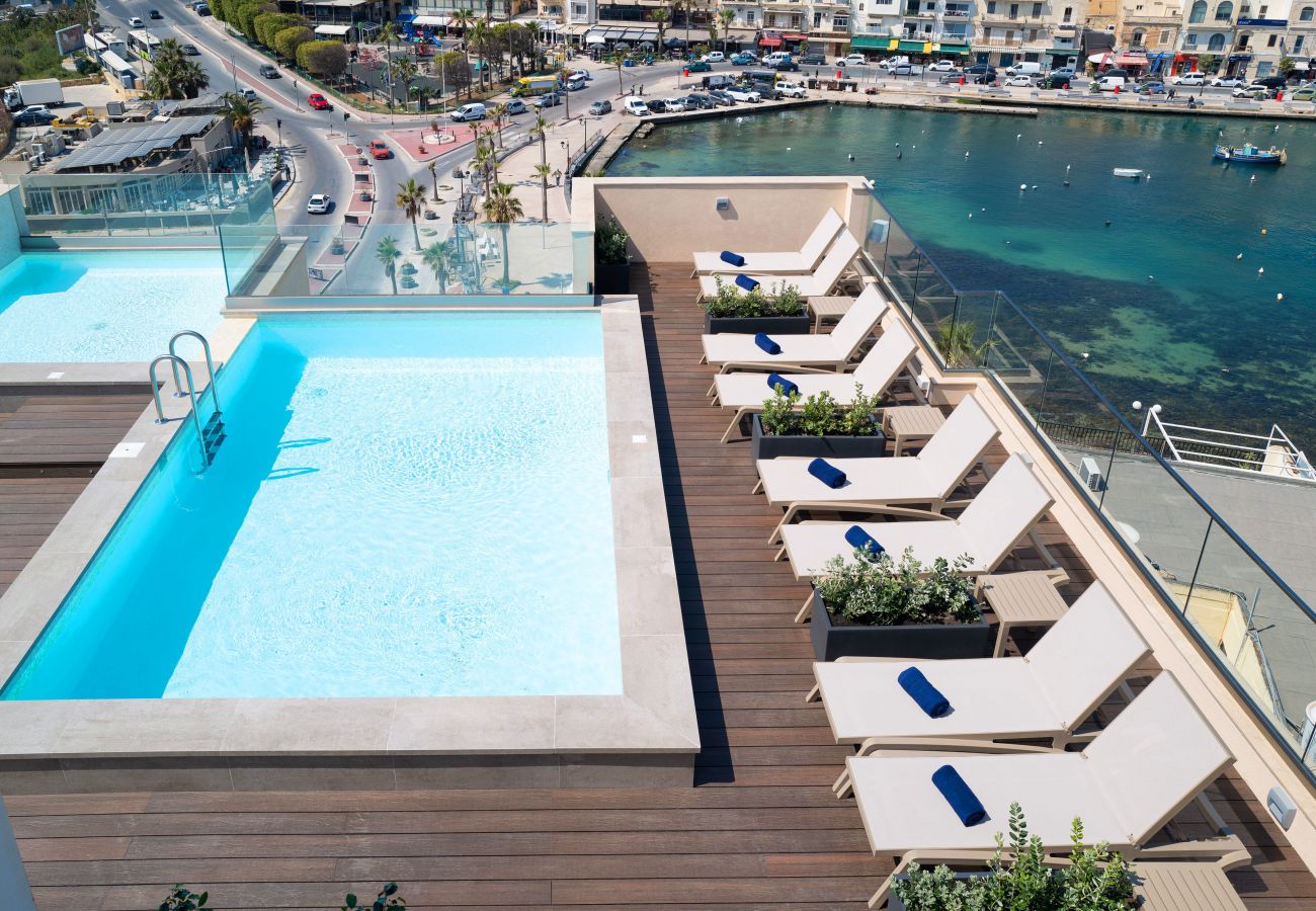 Apartment in Marsaskala - 501 Deluxe Two Bedroom Apartment with Sea Views