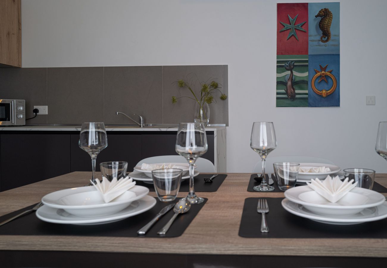 Apartment in Marsaskala - 505 Deluxe Two Bedroom Apartment with Terrace