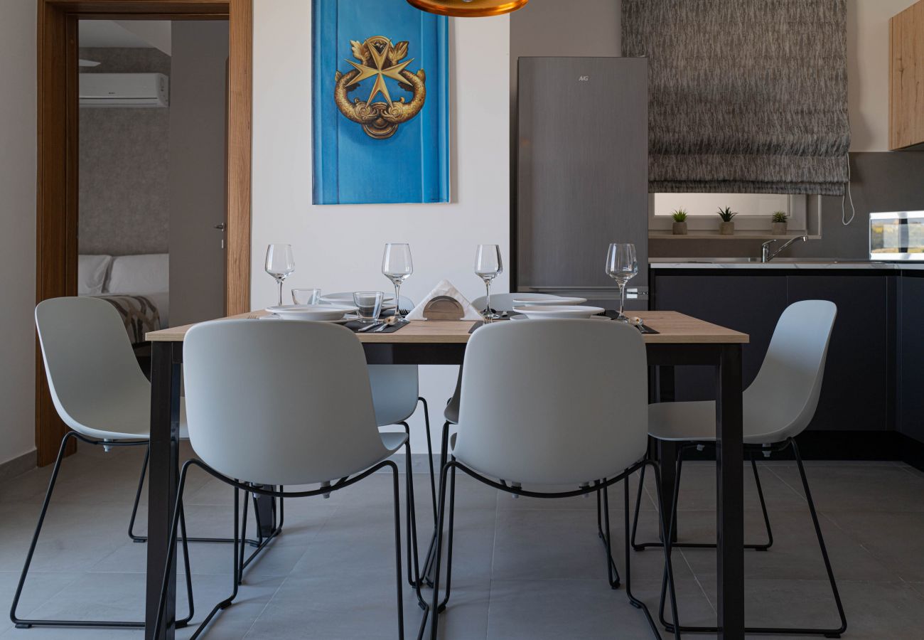 Apartment in Marsaskala - 506 Deluxe Two Bedroom Apartment with Sea Views