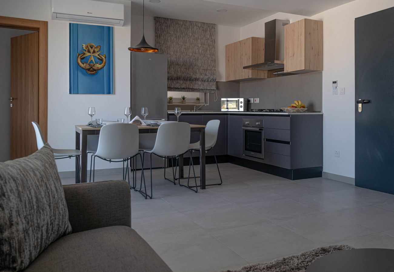 Apartment in Marsaskala - 506 Deluxe Two Bedroom Apartment with Sea Views