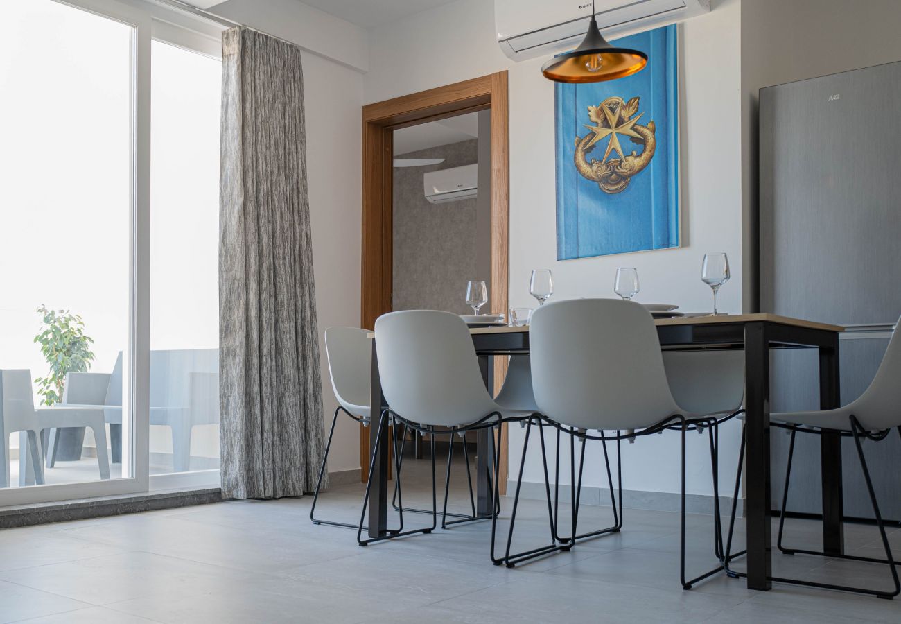 Apartment in Marsaskala - 506 Deluxe Two Bedroom Apartment with Sea Views